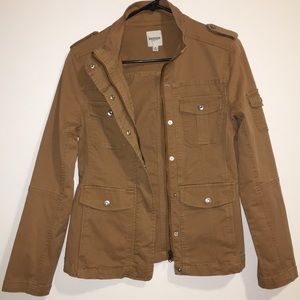 Kenzie Jeans Light Brown Utility Jacket Small